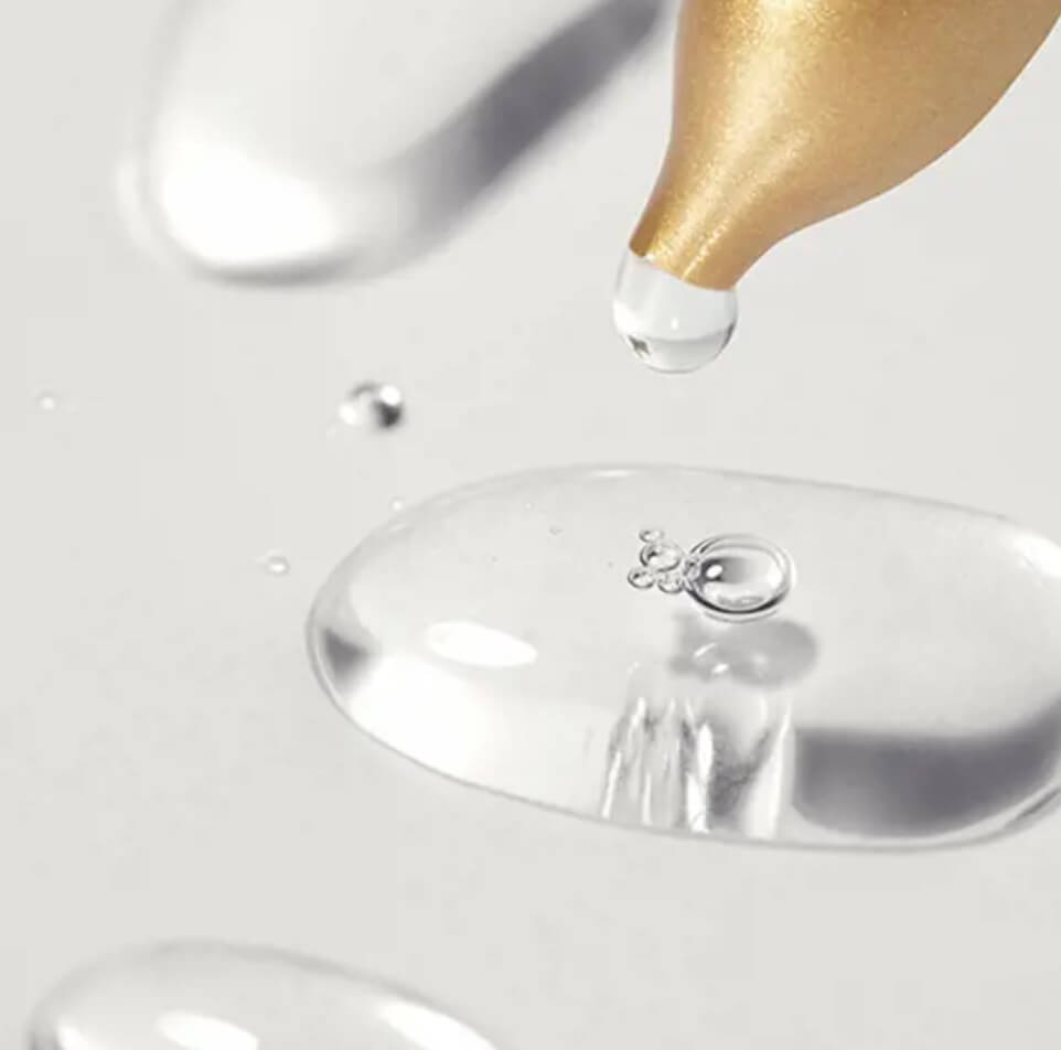 Image shows oil dropping from a capsule into a blob